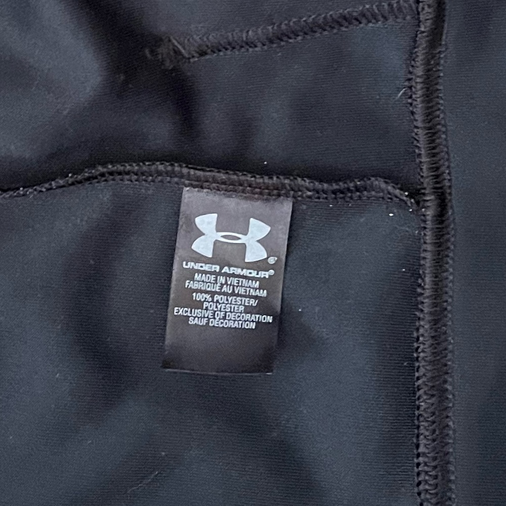 {Under Armour} Hero Semi-Fitted Full-Zip Track Jacket in Black - Women's Small - Picture 10 of 10